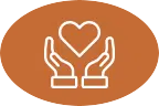 icon heart hands